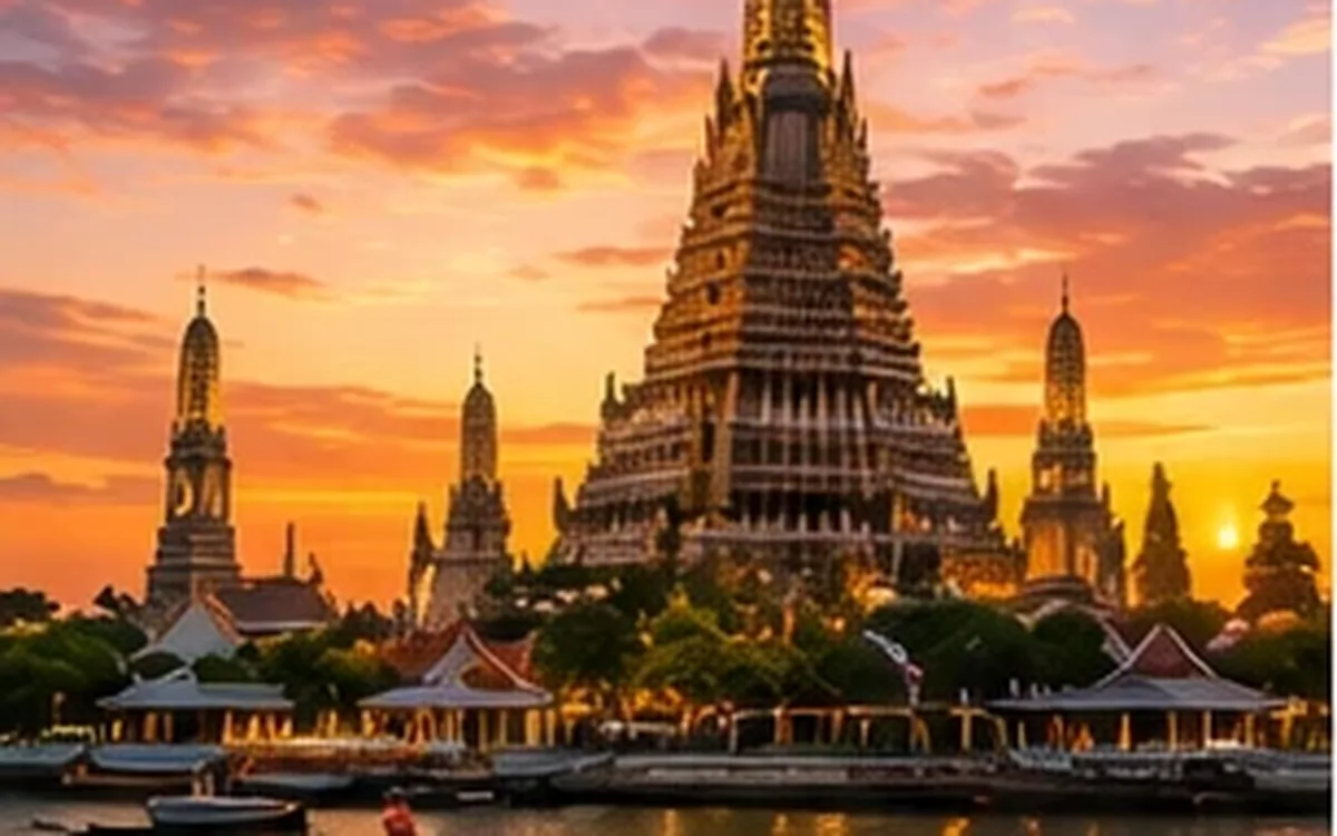 Thailand – a golden Thai Buddhist temple